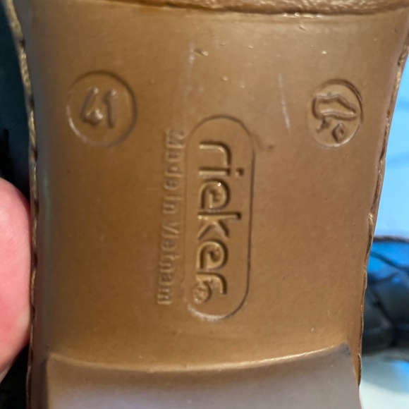 Reiker Antistress Leather Slingback Sandals -EUC - Picture 10 of 10